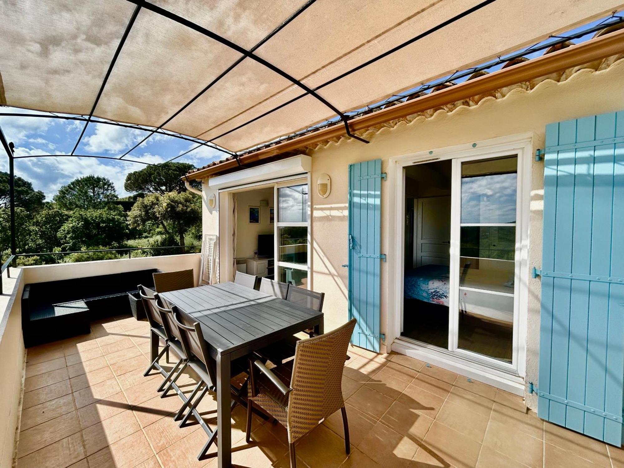 Les Restanques Vue Mer Pressoir 3131 Grimaud Bagian luar foto