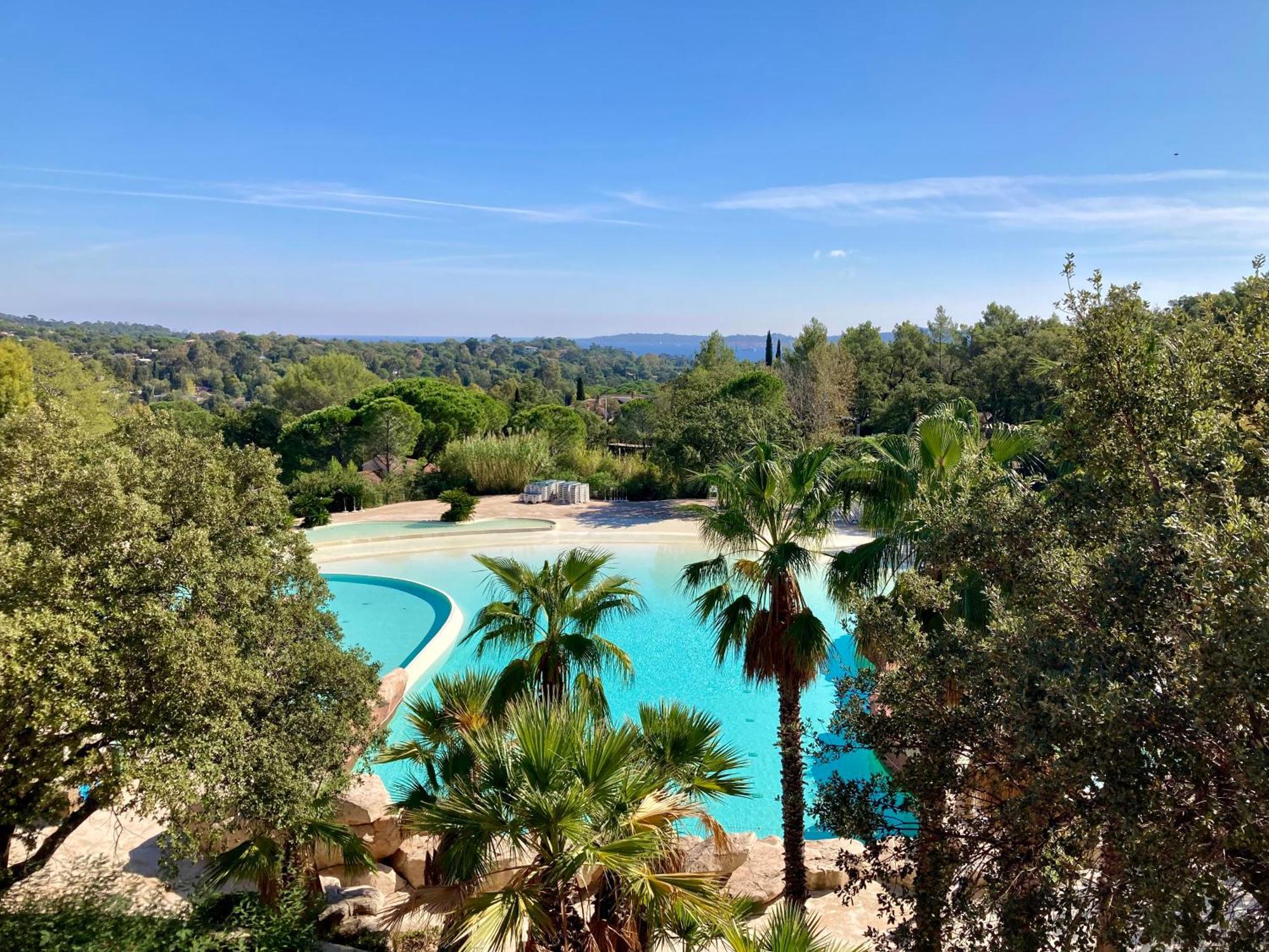 Les Restanques Vue Mer Pressoir 3131 Grimaud Bagian luar foto